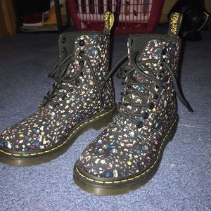 Floral Canvas Doc Martens